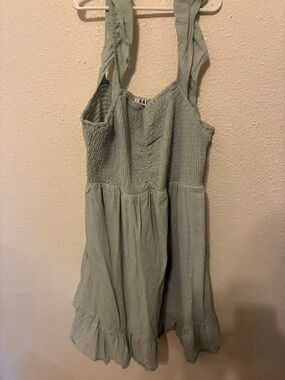 Gaudì Sage Green Smocked Dress
